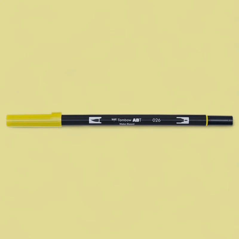 Tombow ABT Dual Brush Pen 026 yellow gold