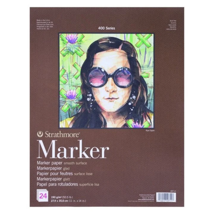 Strathmore Marker Paper Pad, 24 Sheets