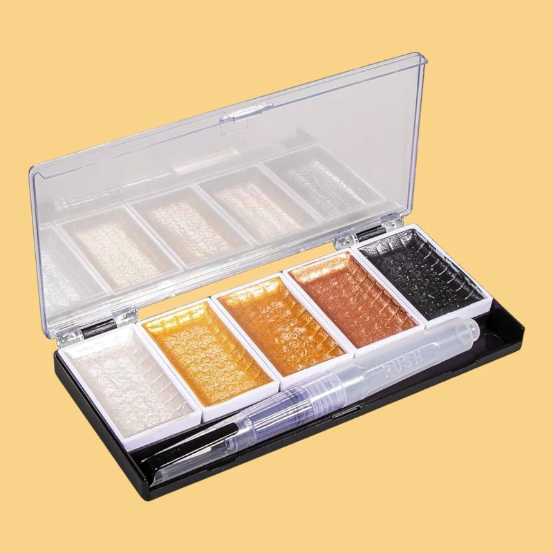 Rayher Aquarell 5er Set Metallic