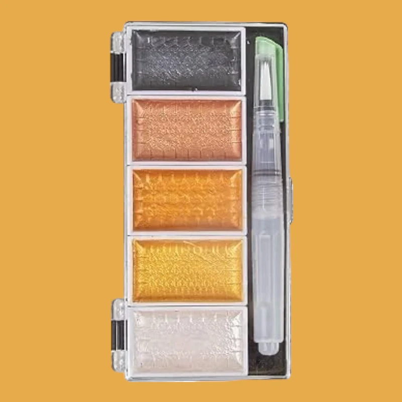 Rayher Aquarell 5er Set Metallic