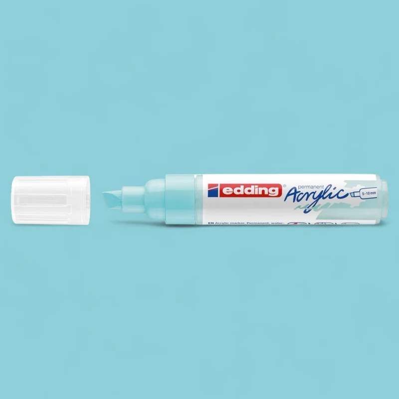 Edding 5000 Acrylmarker pastellblau 916 , Keilspitze 5-10 mm