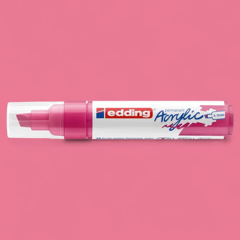 Edding 5000 Acrylmarker telemagenta 909 , Keilspitze 5-10 mm