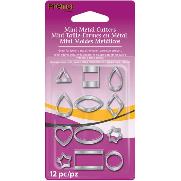 Sculpey 12pc Mini Cutter Shapes