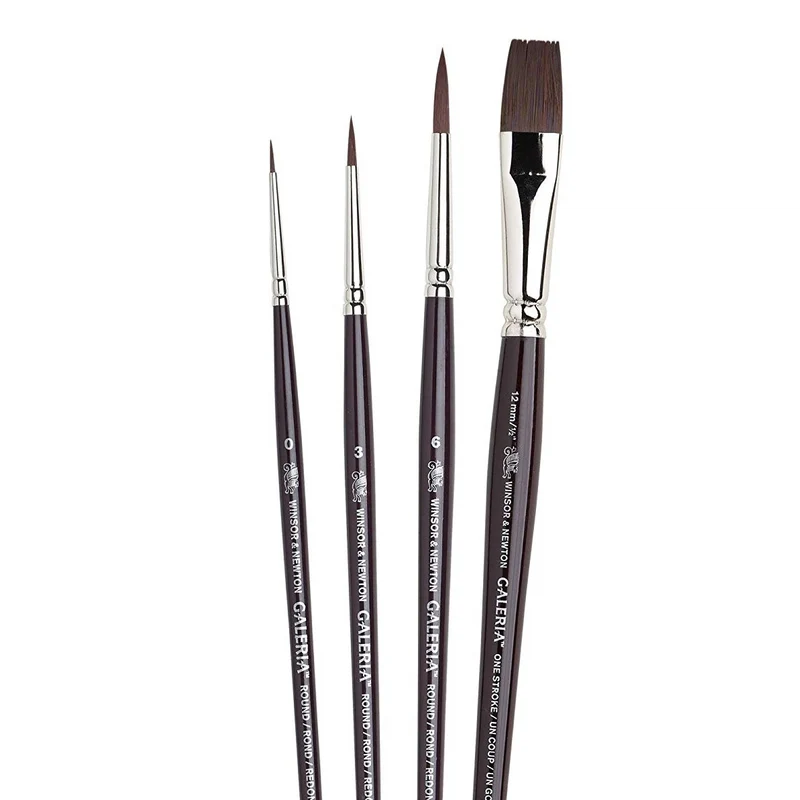 Winsor and Newton - Galeria S-H Acrylic Brush Set - 4 Pack