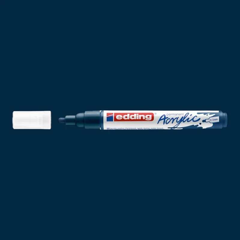 Edding 5100 Acrylmarker elegant nachtblau 933 , Rundspitze 2-3 mm