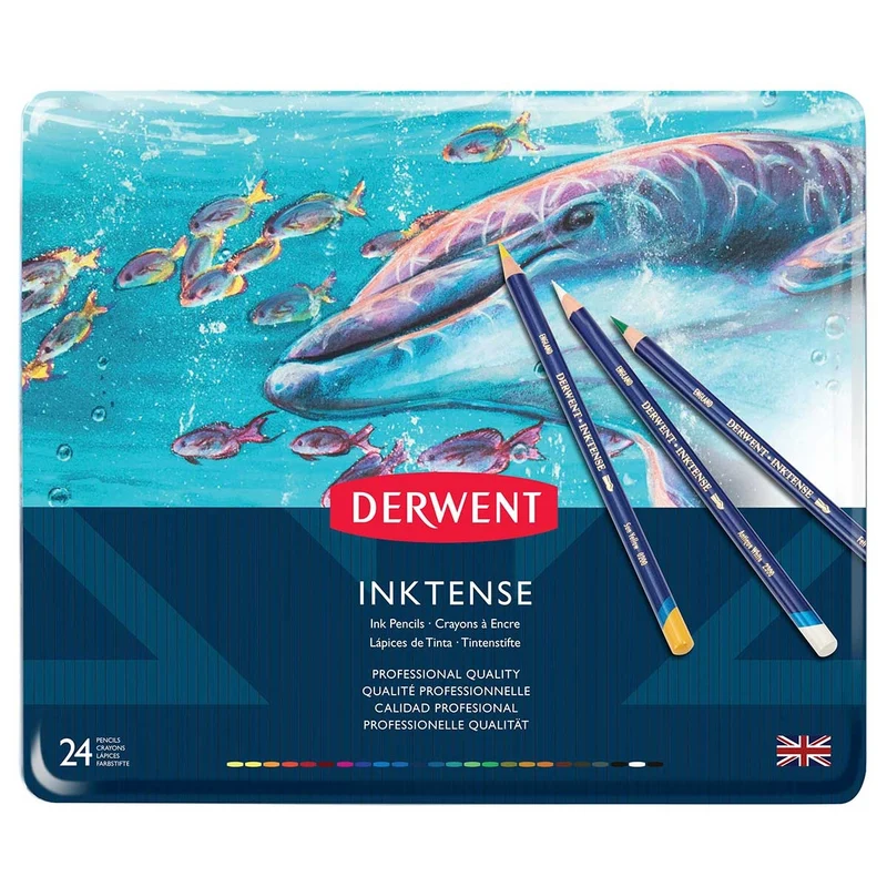 Derwent - Inktense Pencil - 24 Tin