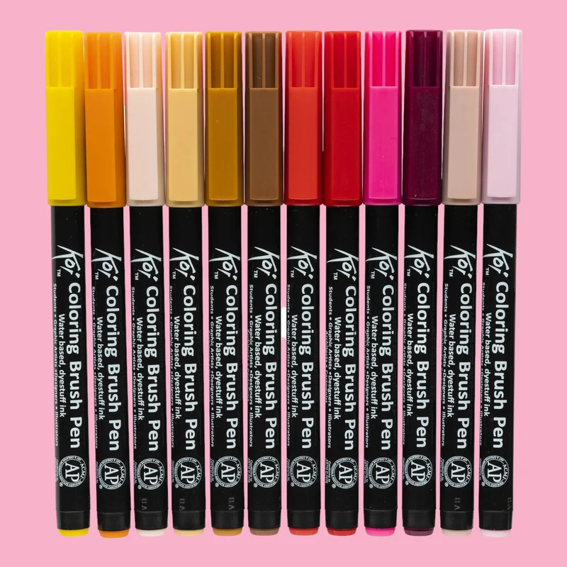 Sakura Koi Coloring Brush Pen Set, 24 Farben