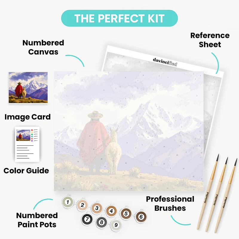 Andean Herder - Paint by Numbers Kit
