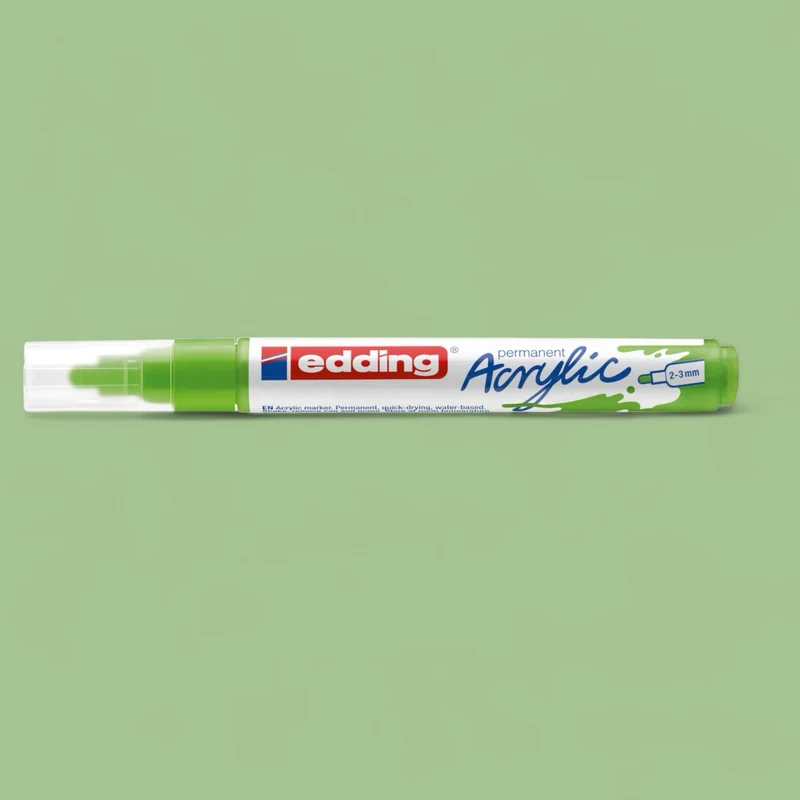 Edding 5100 Acrylmarker gelbgrün 927 , Rundspitze 2-3 mm