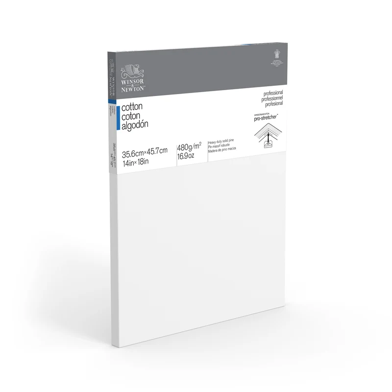 Winsor & Newton - Pro-Stretcher -Professional - Standard Edge - Cotton Canvas - 14X18IN