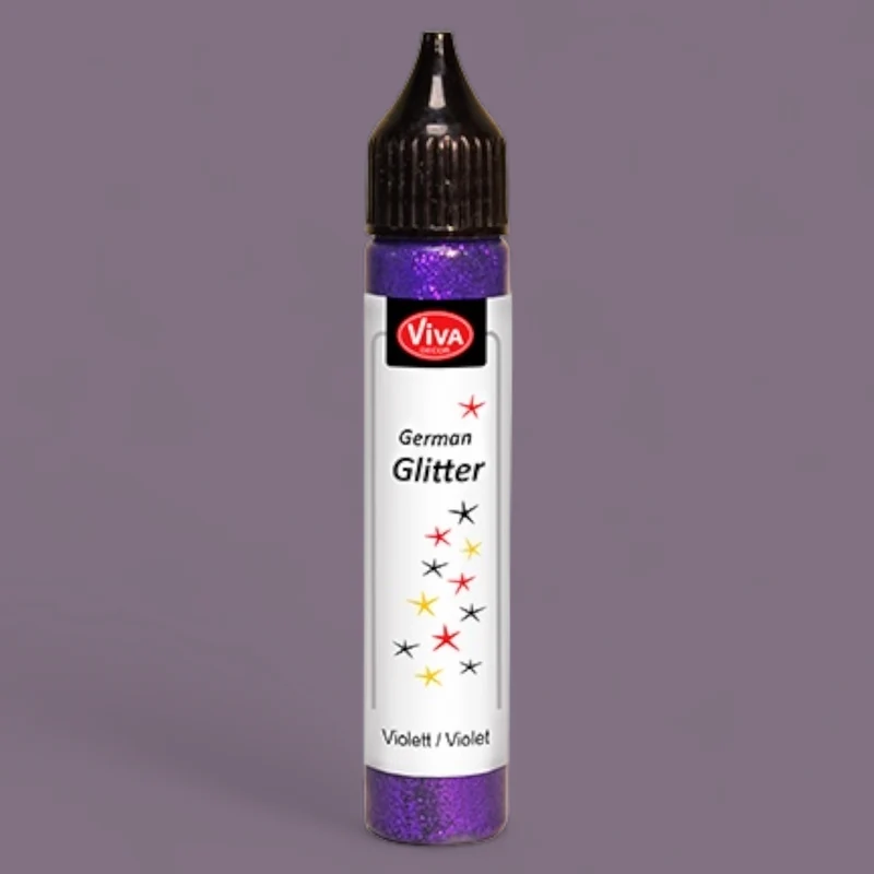 Viva Decor . German Glitzer. Violett