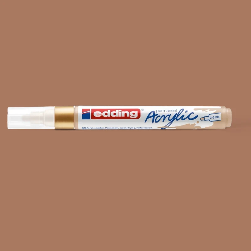 Edding 5100 Acrylmarker reichgold 924 , Rundspitze 2-3 mm