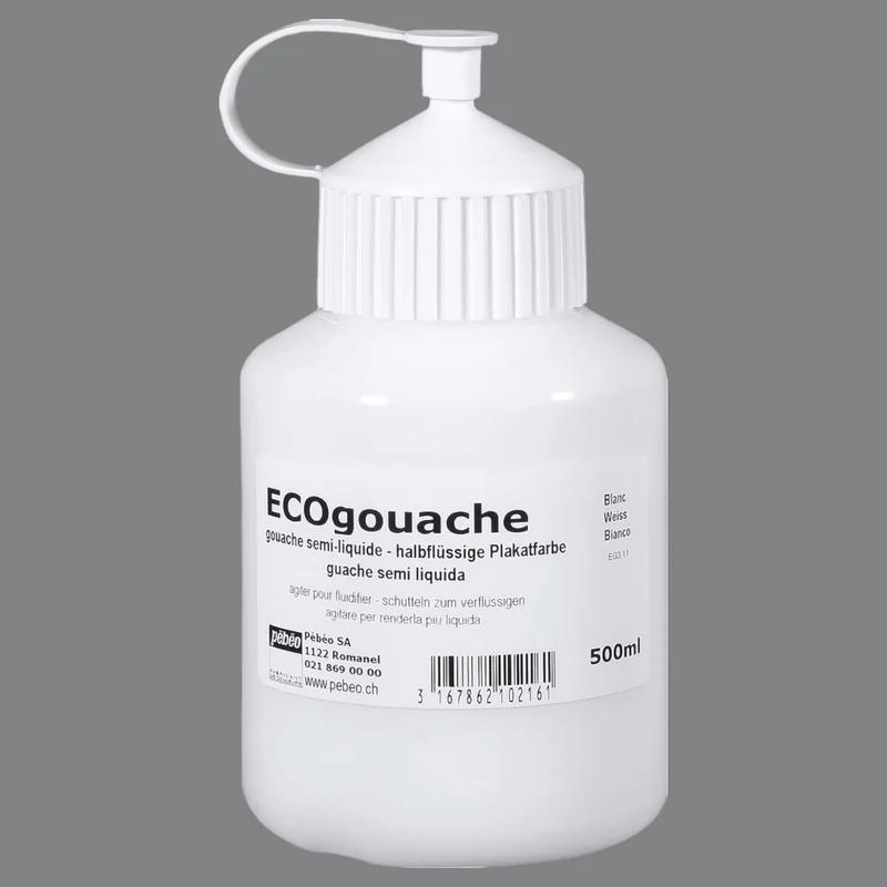 Pébéo Ecogouache Weiß – 500 ml