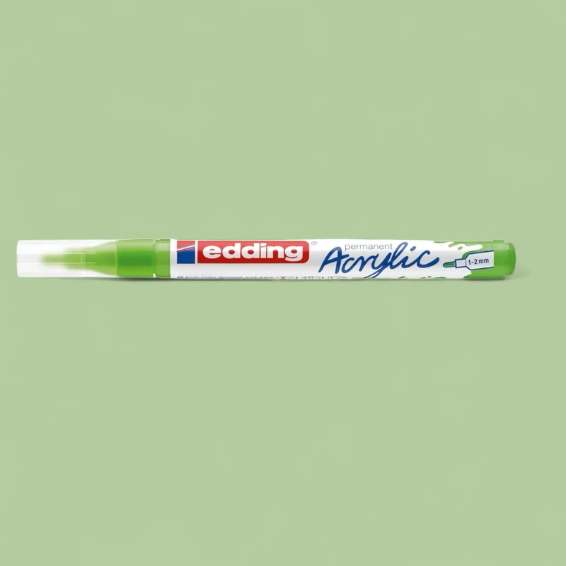 Edding 5300 Acrylmarker gelbgrün 927 , Rundspitze 1-2 mm