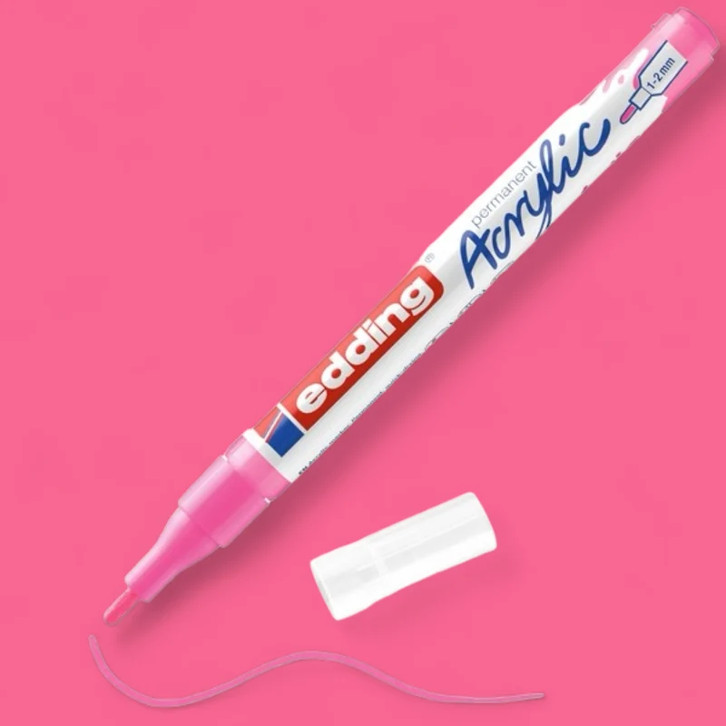 Edding 5300 Acrylmarker neonpink 069 , Rundspitze 1-2 mm
