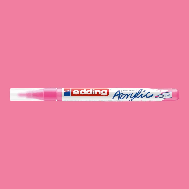 Edding 5300 Acrylmarker neonpink 069 , Rundspitze 1-2 mm