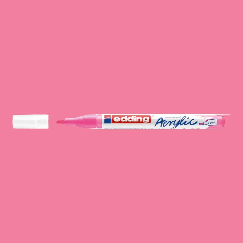 Edding 5300 Acrylmarker neonpink 069 , Rundspitze 1-2 mm