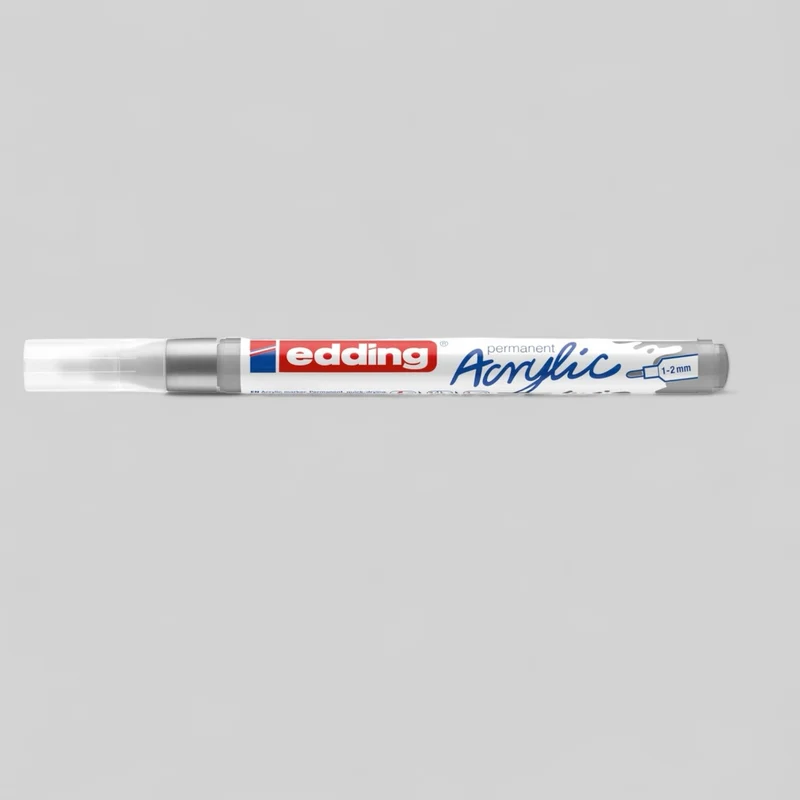 Edding 5300 Acrylmarker Silber 923 , Rundspitze 1-2 mm