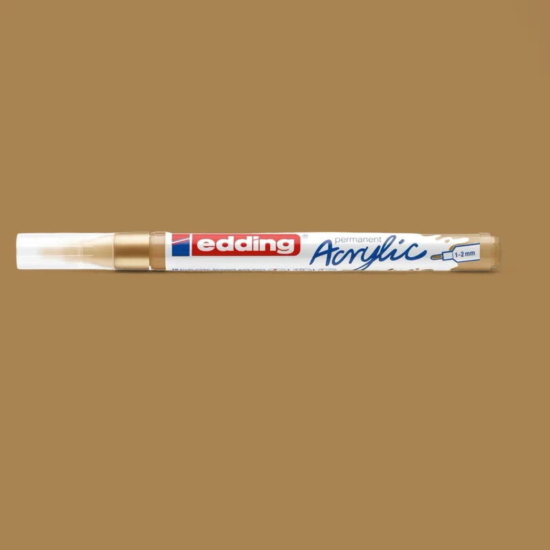 Edding 5300 Acrylmarker reichgold 924 , Rundspitze 1-2 mm