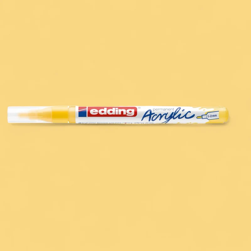 Edding 5300 Acrylmarker Verkehrsgelb 905 , Rundspitze 1-2 mm