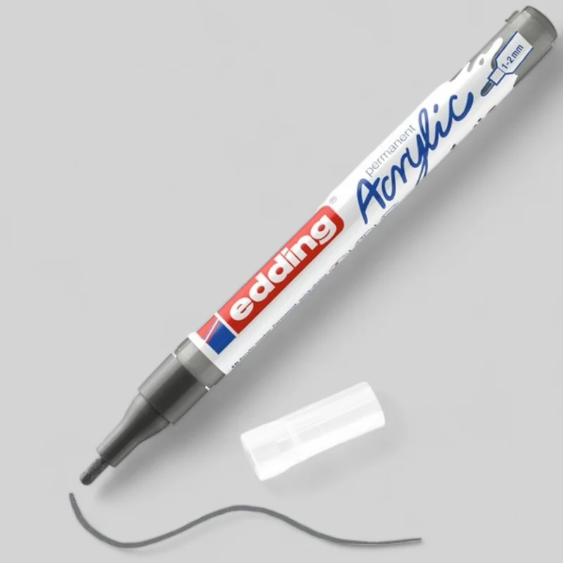 Edding 5300 Acrylmarker Anthrazit 926 , Rundspitze 1-2 mm