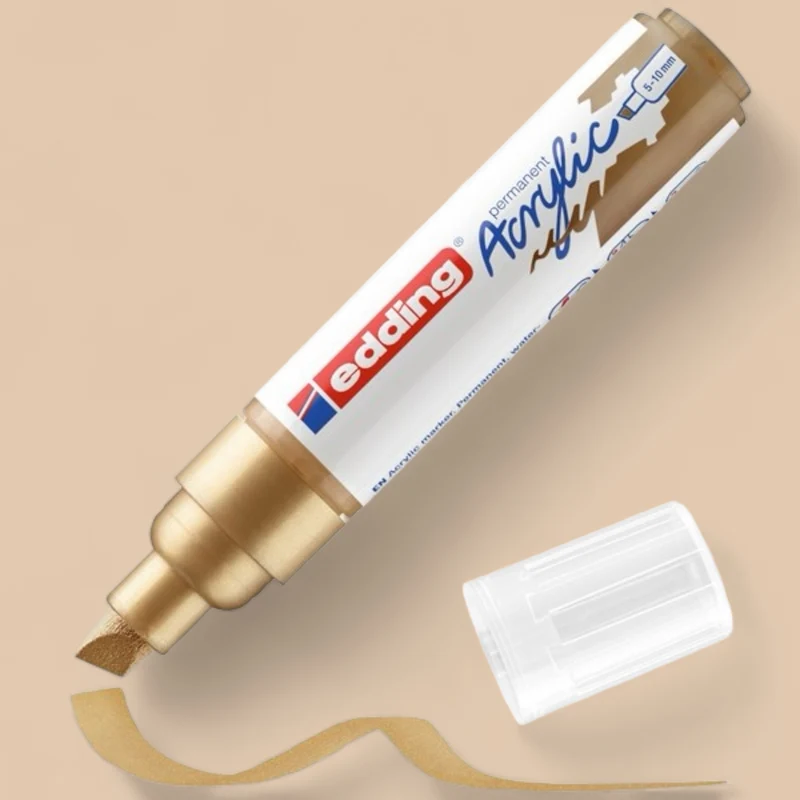 Edding 5000 Acrylmarker reichgold 924 , Keilspitze 5-10 mm