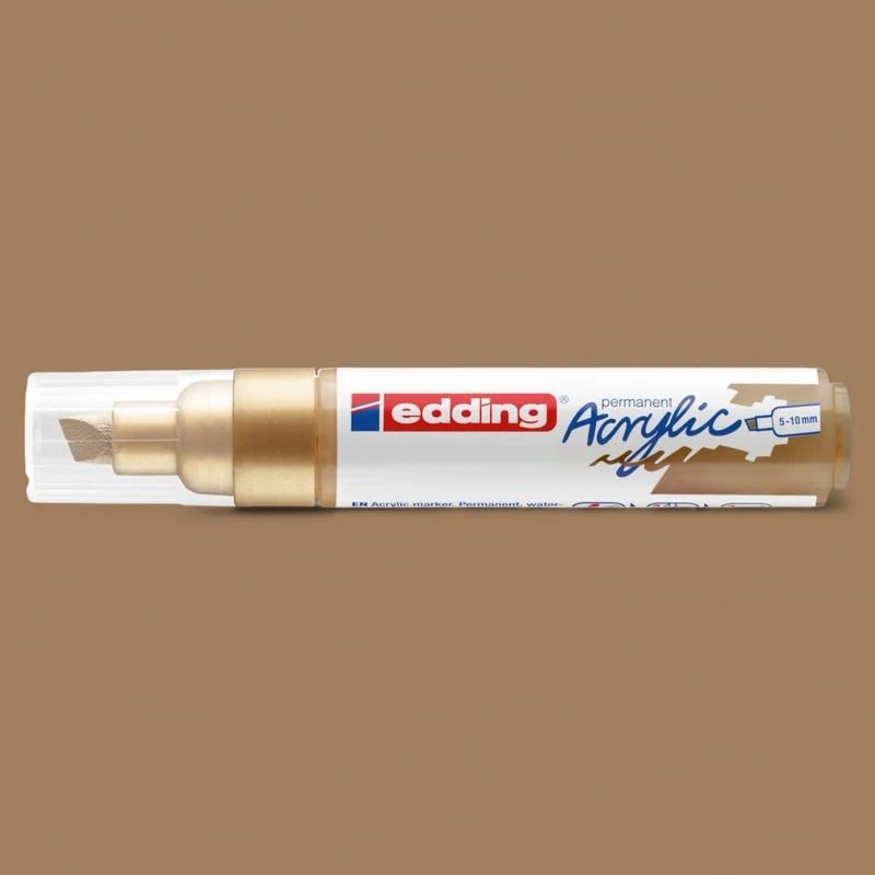 Edding 5000 Acrylmarker reichgold 924 , Keilspitze 5-10 mm