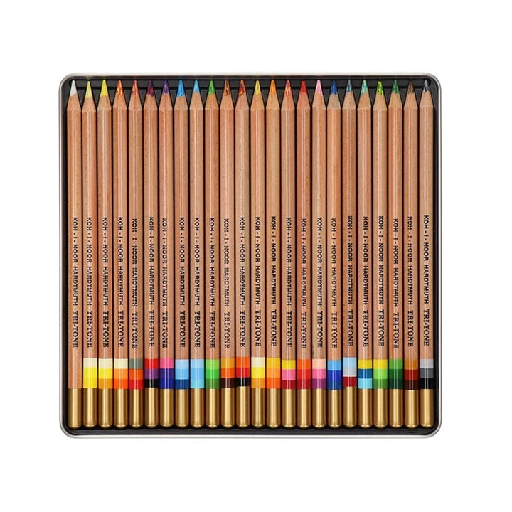 KOH-I-NOOR TRI-TONE Multicolor Pencils