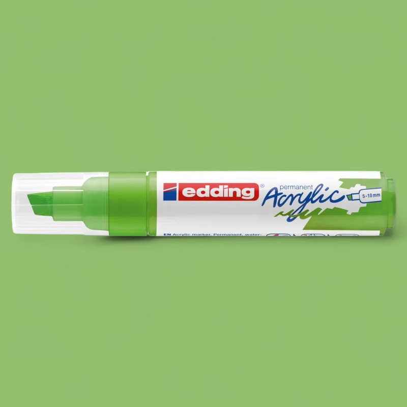 Edding 5000 Acrylmarker gelbgrün 927 , Keilspitze 5-10 mm