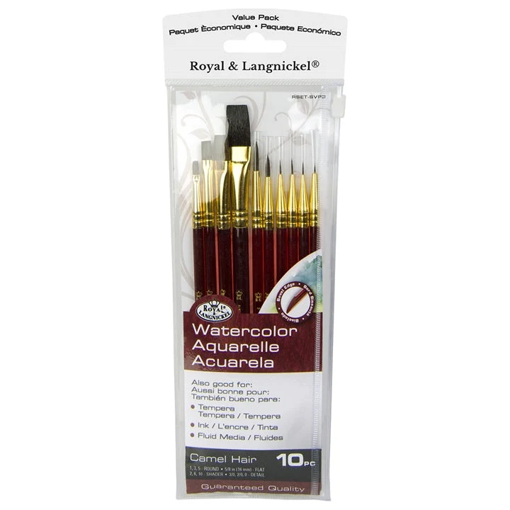 Royal & Langnickel Watercolor Brush Set of 10