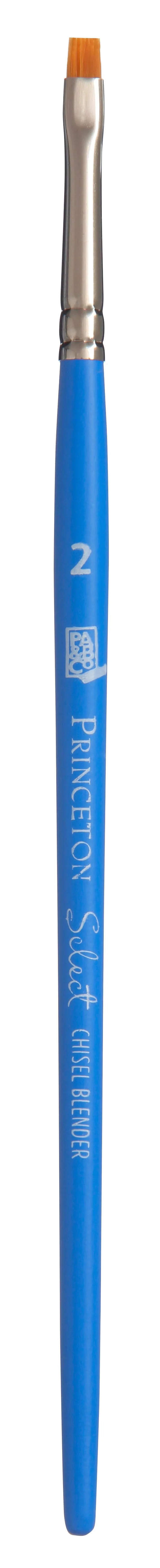 Ploščati umetniški čopič PRINCETON Select Chisel Blender s kratkim ročajem