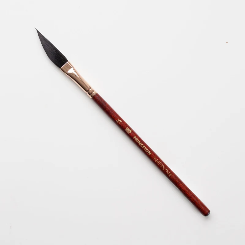 Акварелна четка PRINCETON Neptune Dagger с къса дръжка