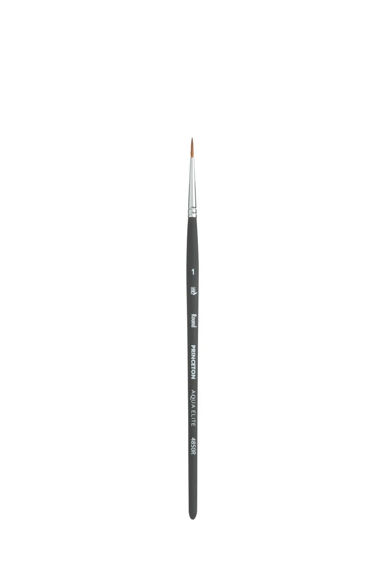 PRINCETON Aqua Elite Aquarellpinsel Rund Synthetik Kolinsky Rotmarder