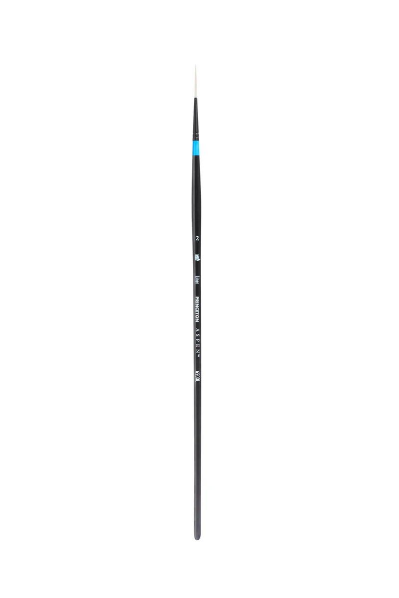 PRINCETON Aspen Liner štetec veľkosť 2 s dlhou rúčkou