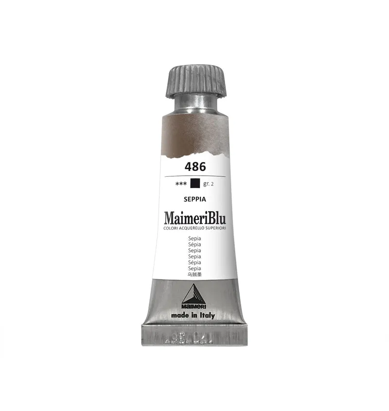 Професионална акварелна боя MAIMERI Maimeri Blu 12 ml