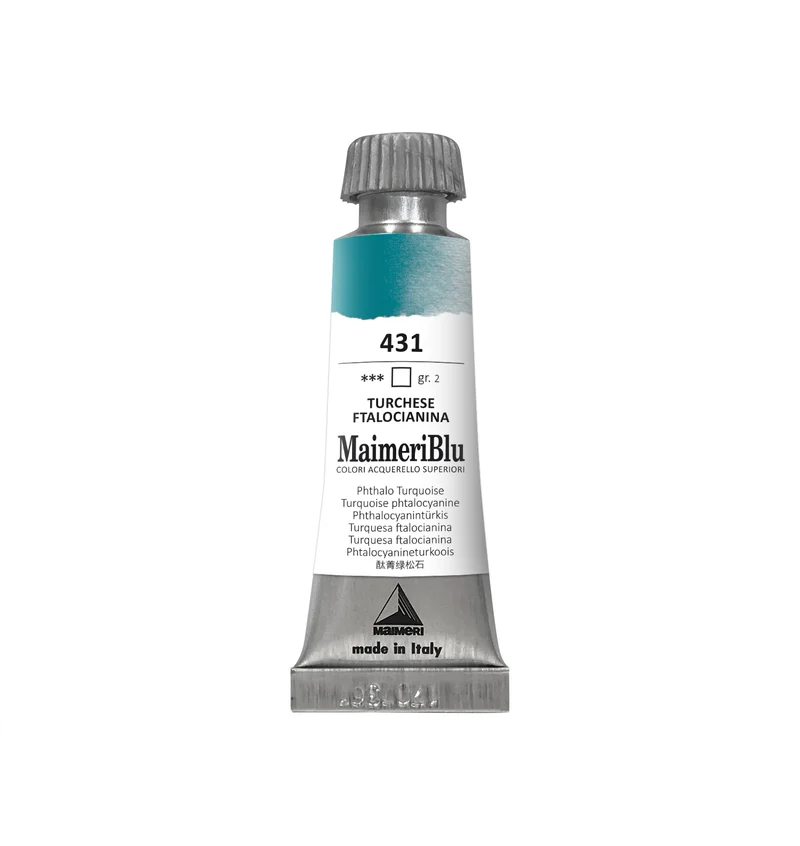 Професионална акварелна боя MAIMERI Maimeri Blu 12 ml