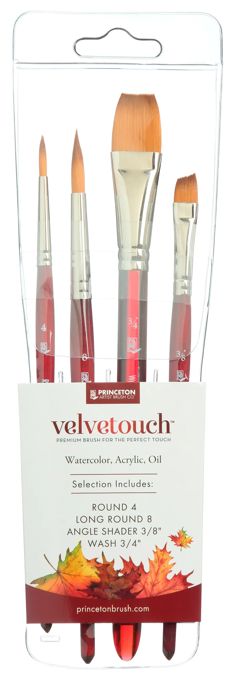 Set univerzalnih čopičev PRINCETON Velvetouch – 4 kosi
