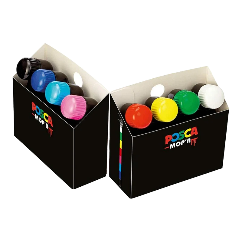 Posca PCM-22 8C MOP´R sada popisovačov, 3 – 19 mm, mix farieb (8 ks)