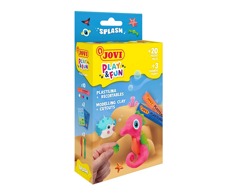 JOVI Play&Fun Mini sada s prírodnou plastelínou