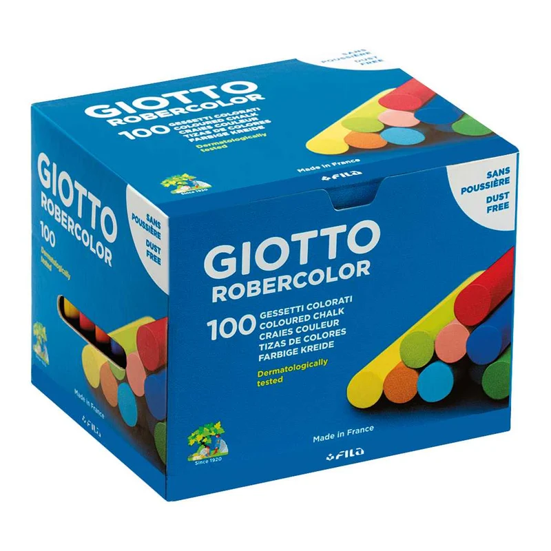 GIOTTO Robercolor staubfreie Kreide 100 Stück
