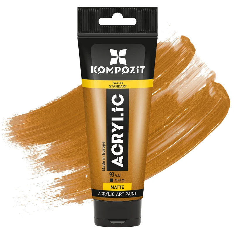 Acrylfarbe STANDART Kompozit Metallic 75 ml