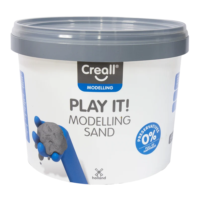 Sabbia da modellare Creall Play it! 750 g in barattolo