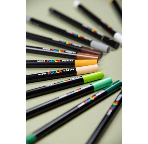 Posca KPA-100 24C κηρομπογιές παστέλ, σετ, διάφορα χρώματα