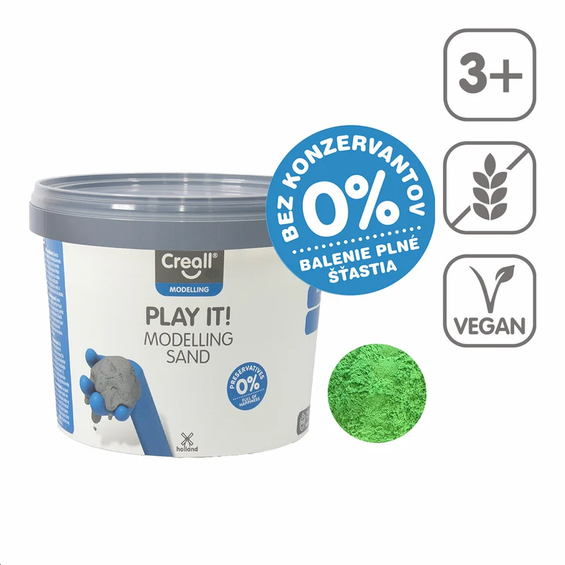 Modelirni pesek Creall Play it! 750 g v posodici