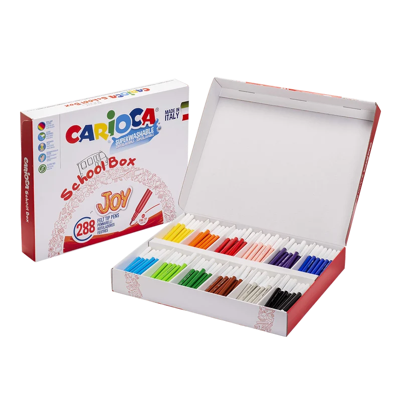 Carioca fixky školské balenie, mix farieb