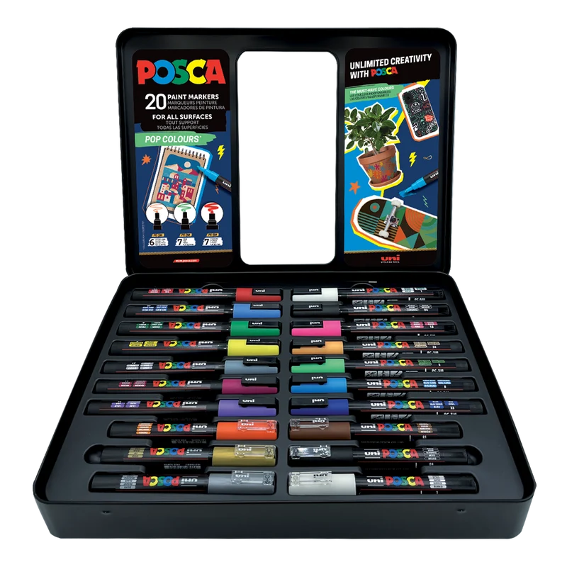 Set akrilnih markerjev Posca – različne različice