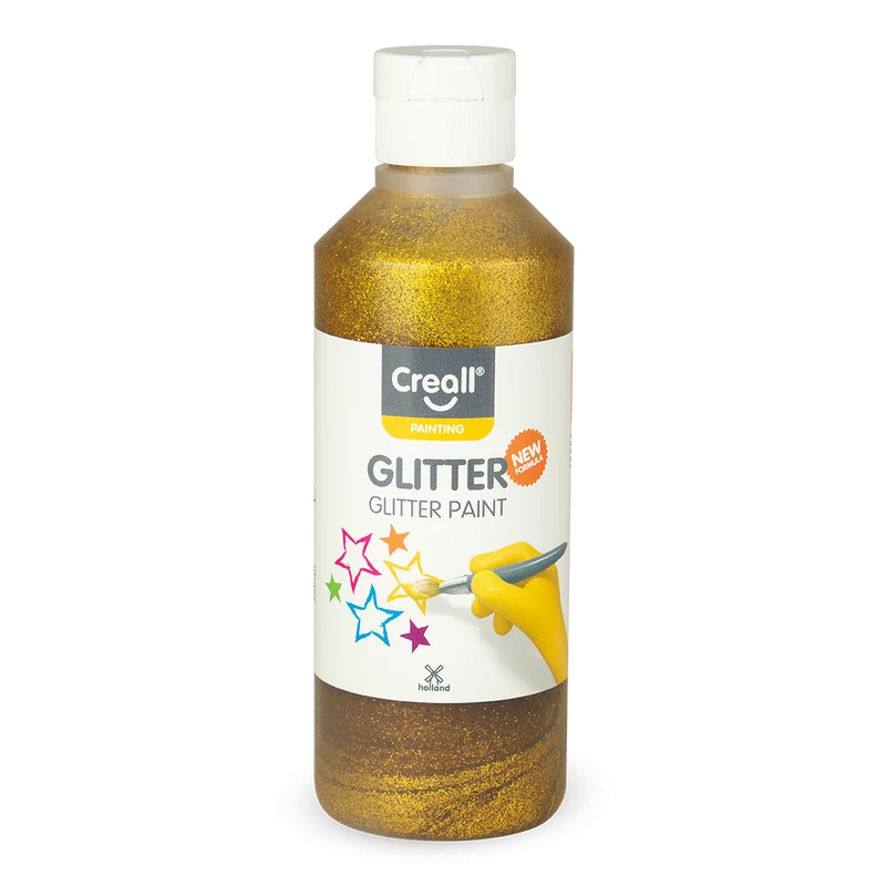 Trblietavá farba Creall Glitter 250 ml - zlatá