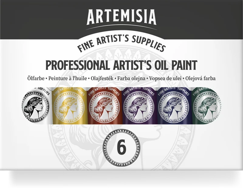 Set oljnih barv Artemisia 20 ml