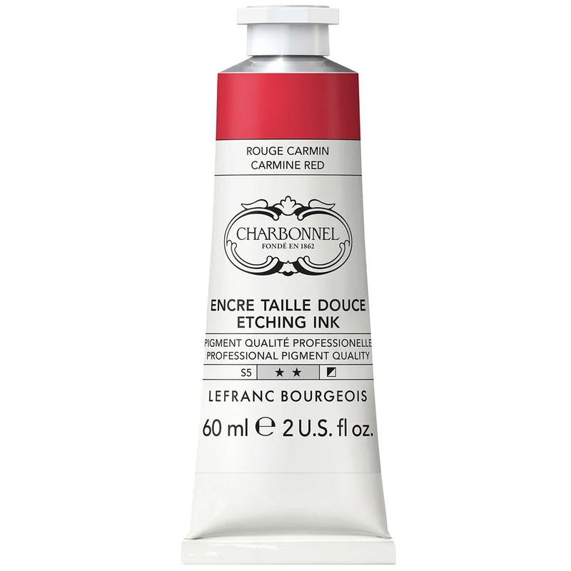 Charbonnel - Etching Ink - 60ml Carmine (S5)