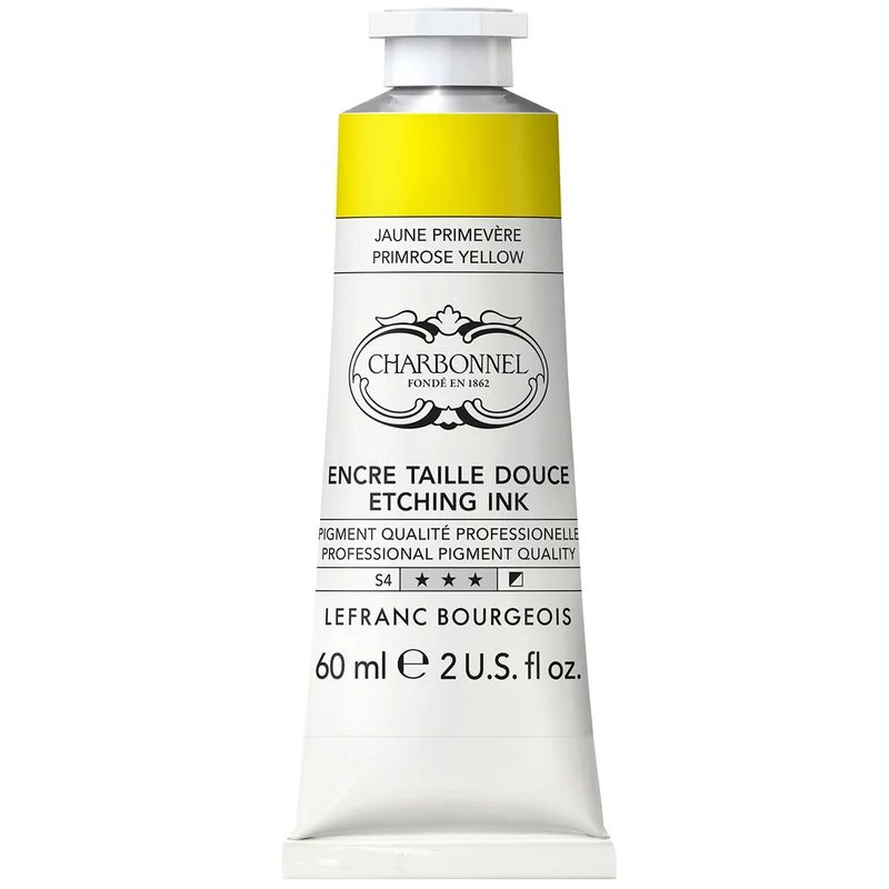 Charbonnel - Etching Ink - 60ml Primrose Yellow (S4)